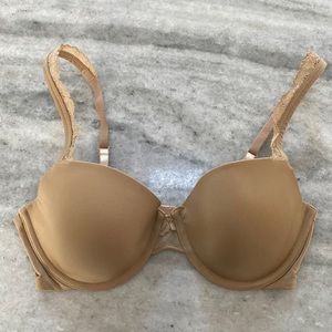 Calvin Klein T-Shirt Lined Demi Nude Bra - 32D